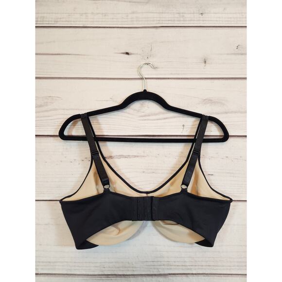 Sweet Nothings By Maidenform Black Lace Comfortable Balconette Bra Size‎ 40D - Picture 2 of 6